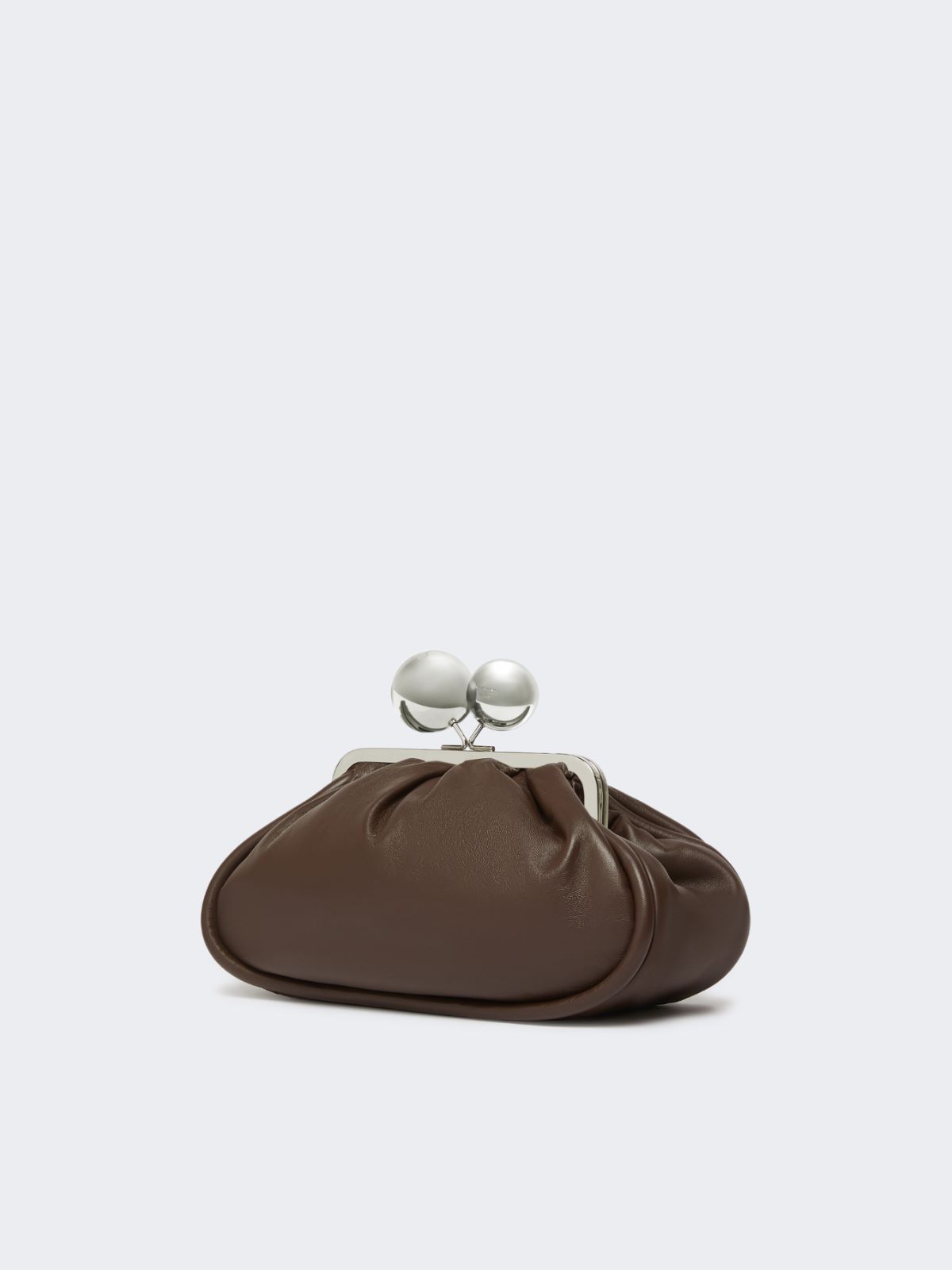 Medium Pasticcino Bag in glossy nappa leather - BROWN - Weekend - 2