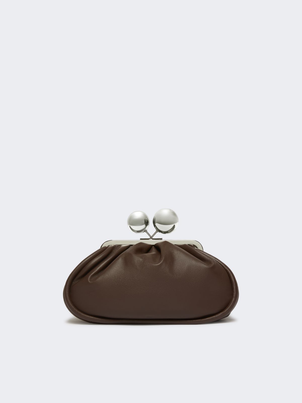 Medium Pasticcino Bag in glossy nappa leather - BROWN - Weekend - 3
