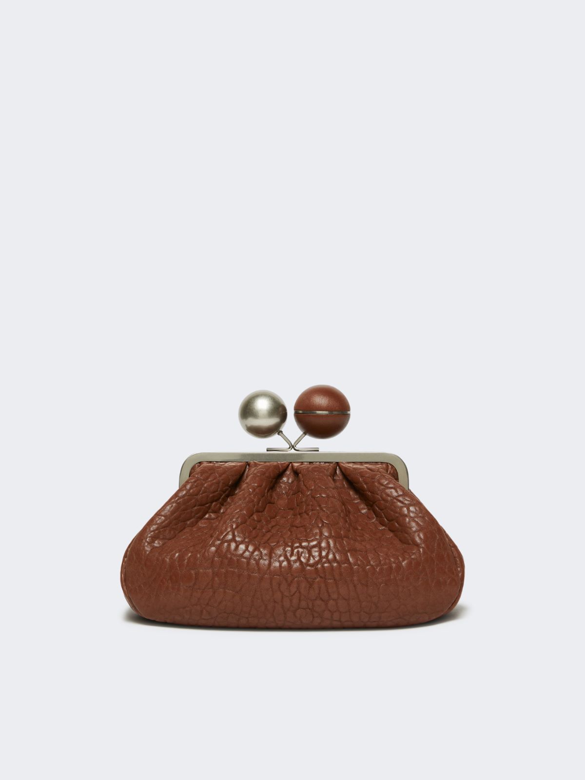 Medium nappa leather Pasticcino Bag - TOBACCO - Weekend - 3
