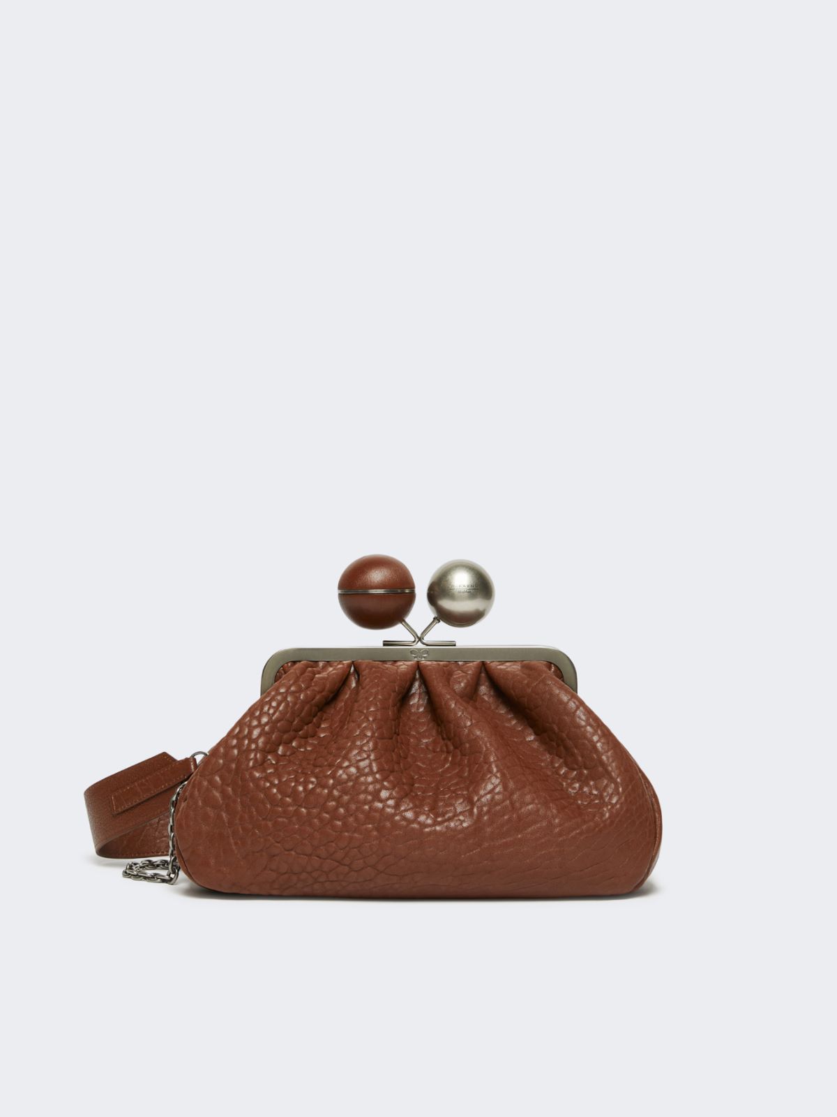Medium nappa leather Pasticcino Bag - TOBACCO - Weekend