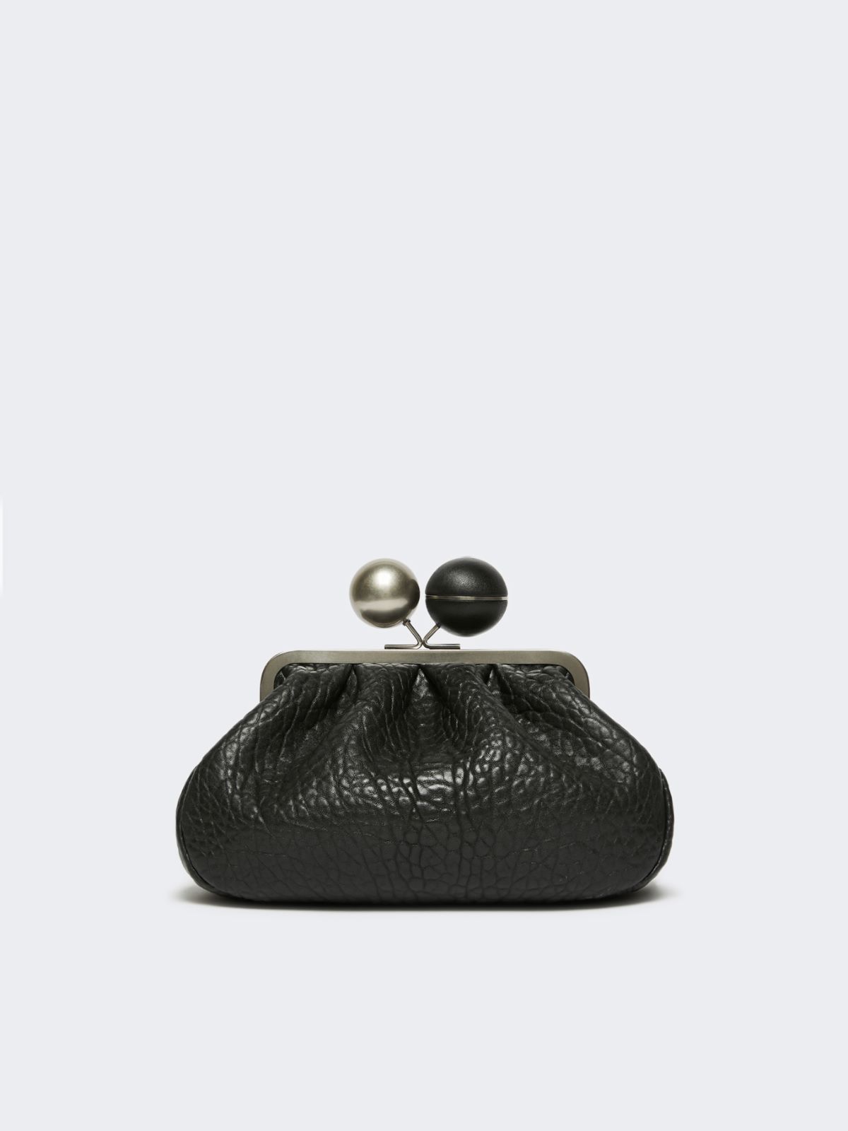 Medium nappa leather Pasticcino Bag - BLACK - Weekend - 3