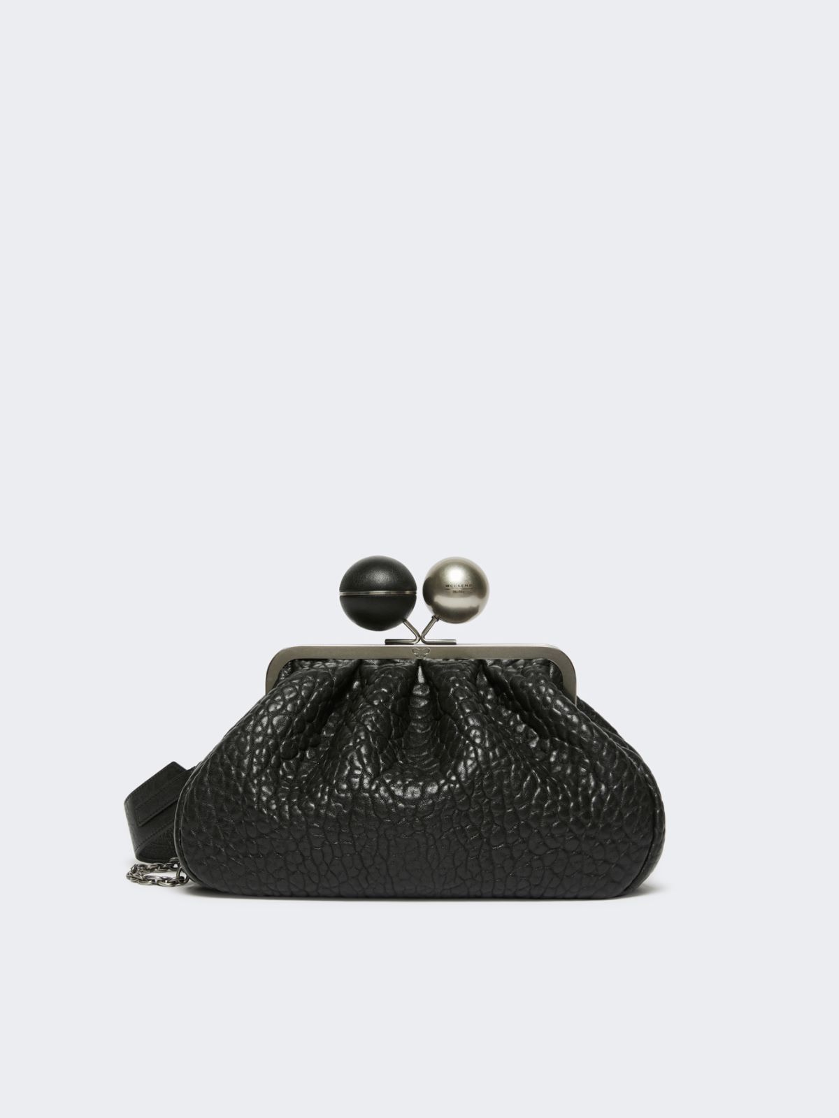 Medium nappa leather Pasticcino Bag - BLACK - Weekend