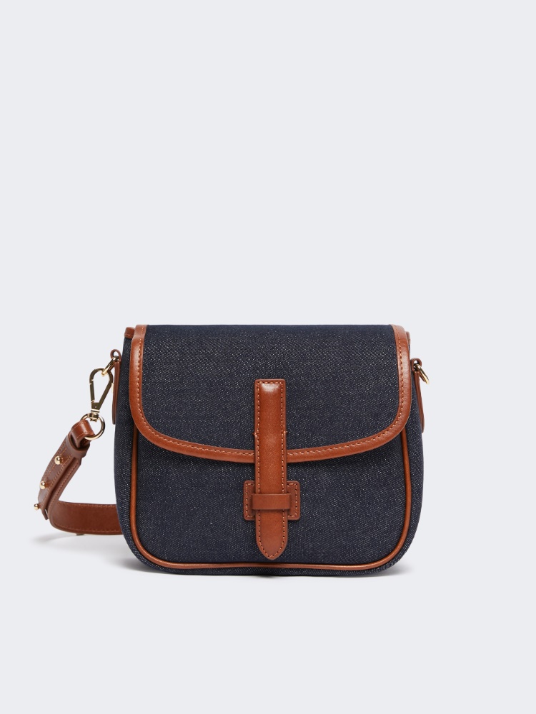 Denim and leather crossbody bag - Weekend - 2
