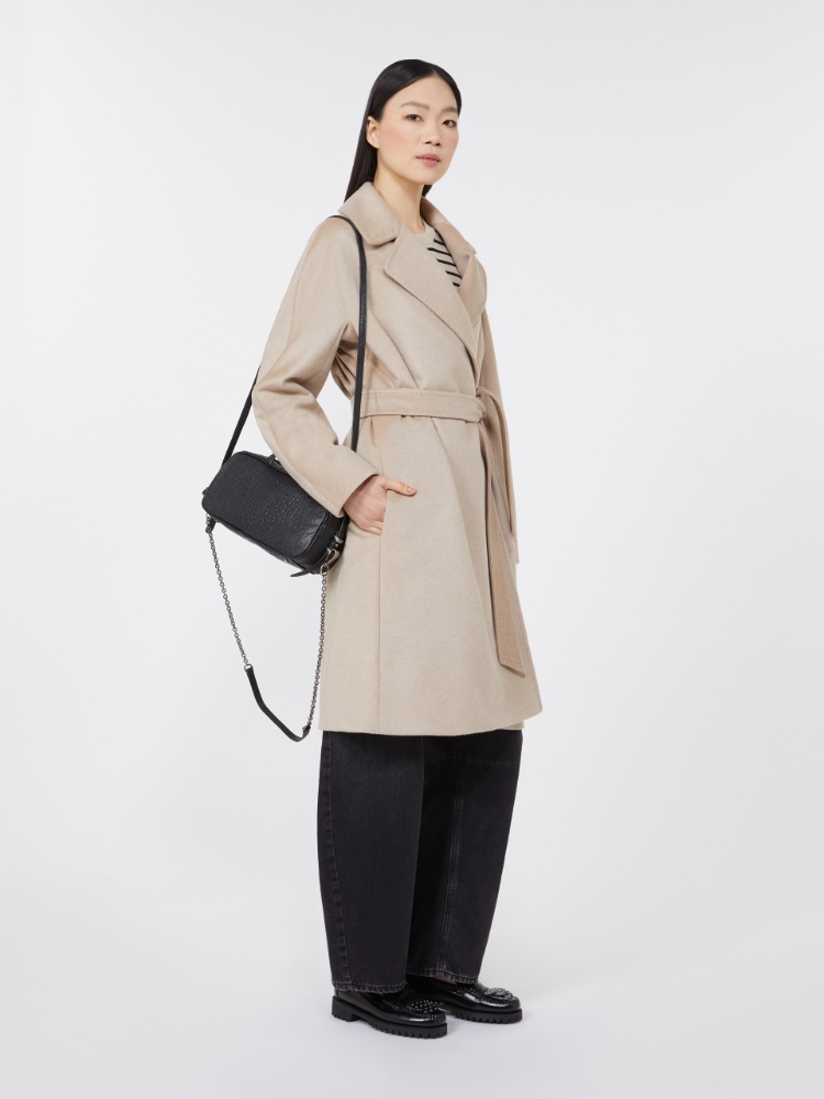 Nappa leather Boston bag - BLACK - Weekend - 9