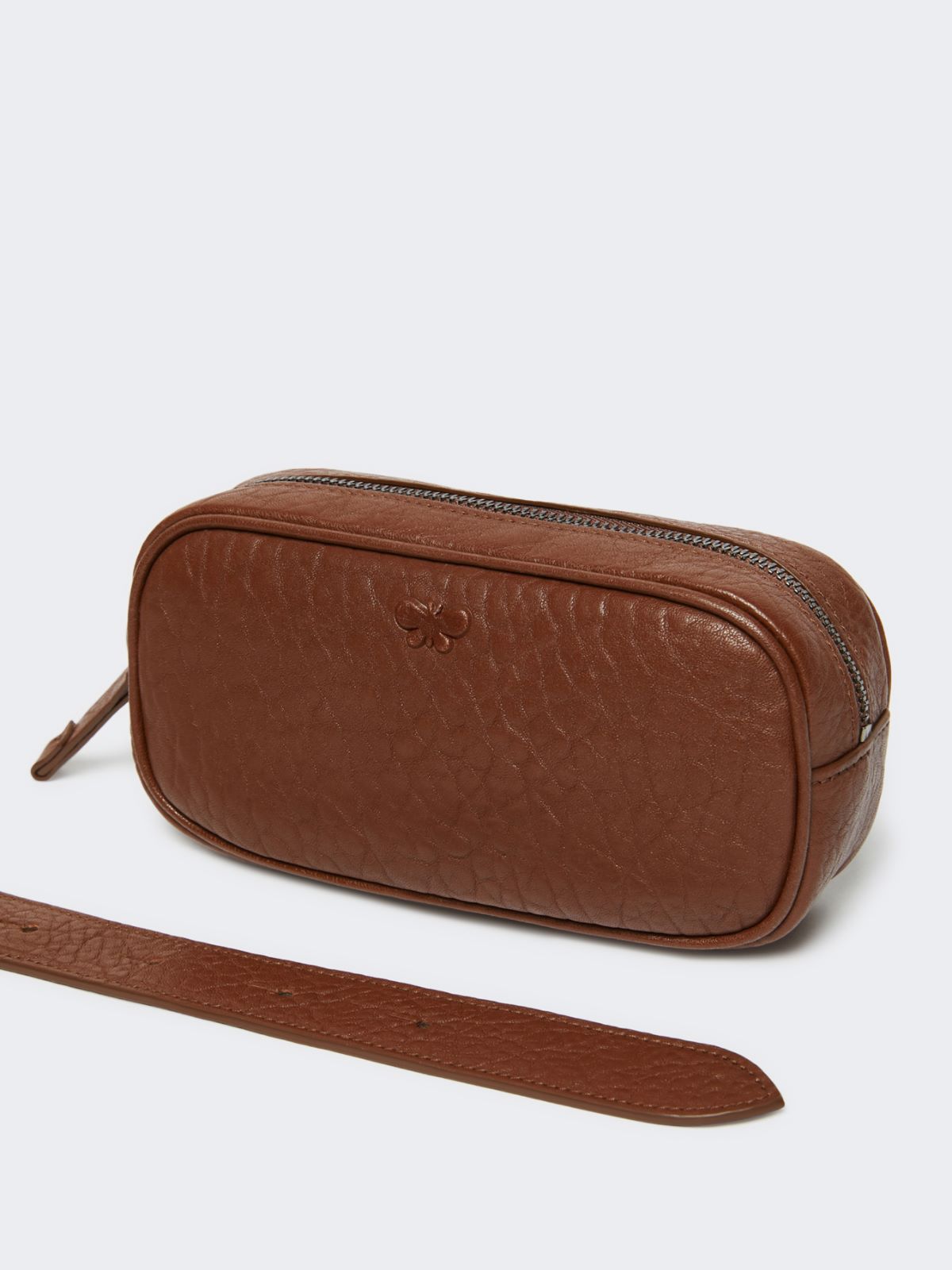 Nappa leather belt bag - TOBACCO - Weekend - 5