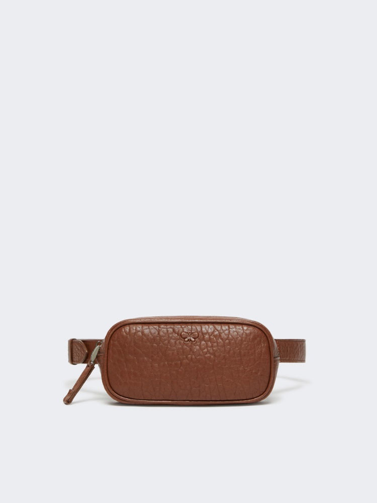 Nappa leather belt bag - TOBACCO - Weekend