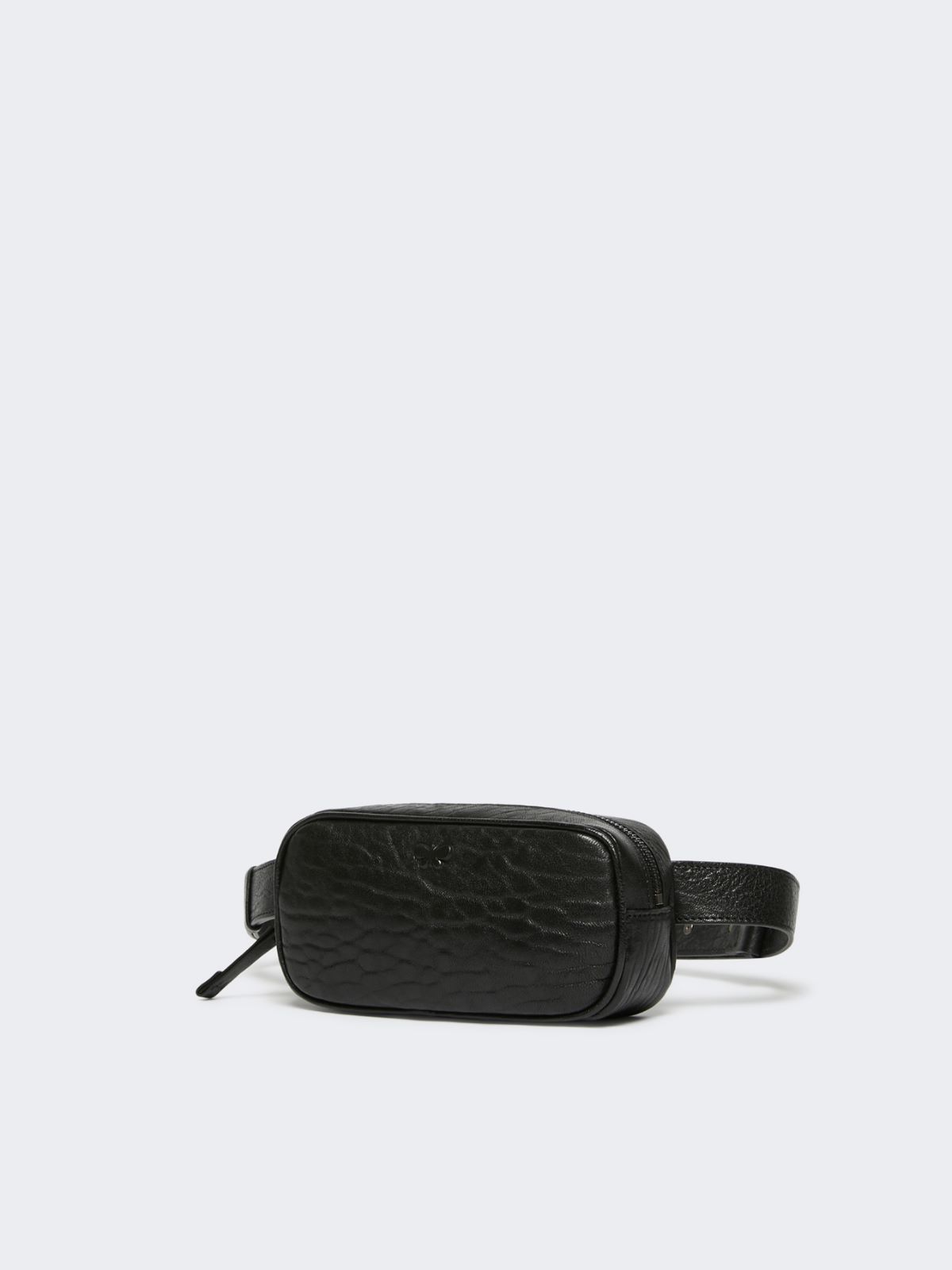 Nappa leather belt bag - BLACK - Weekend - 2