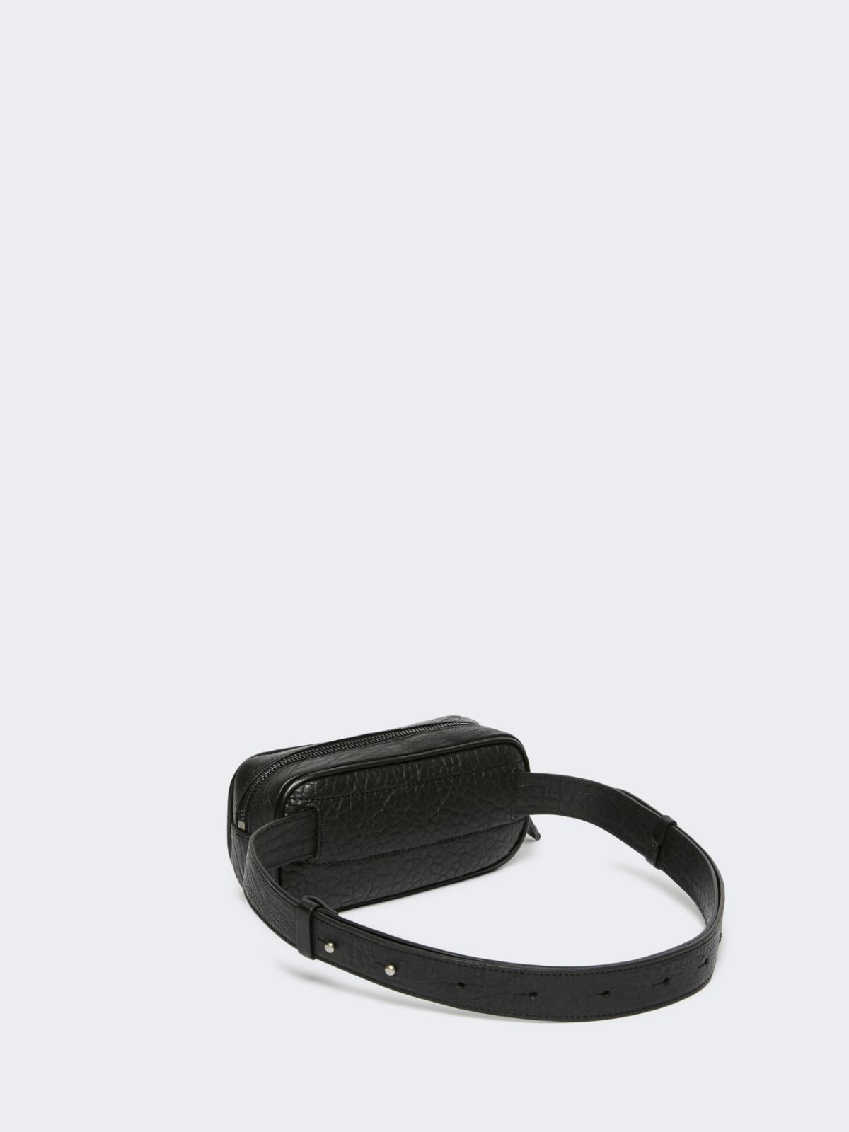 Nappa leather belt bag - BLACK - Weekend - 3