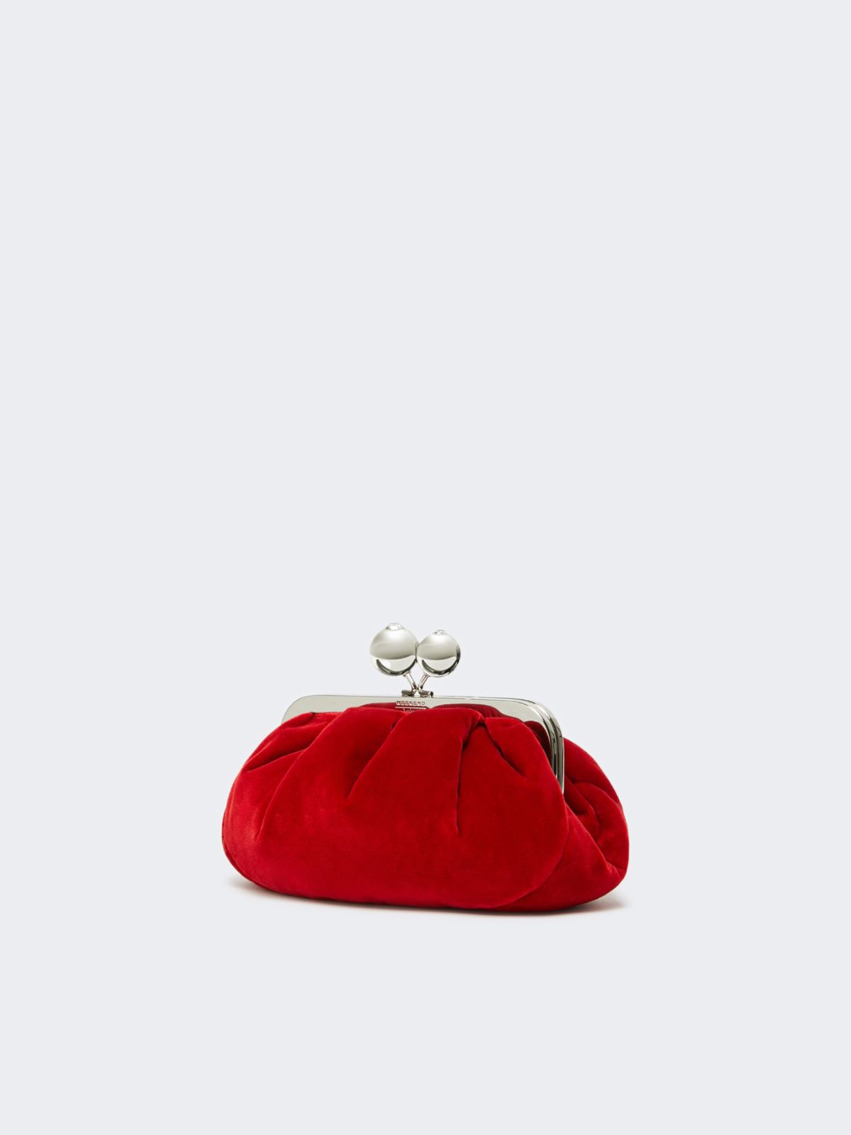 Small cotton velvet Pasticcino Bag - RED - Weekend - 2