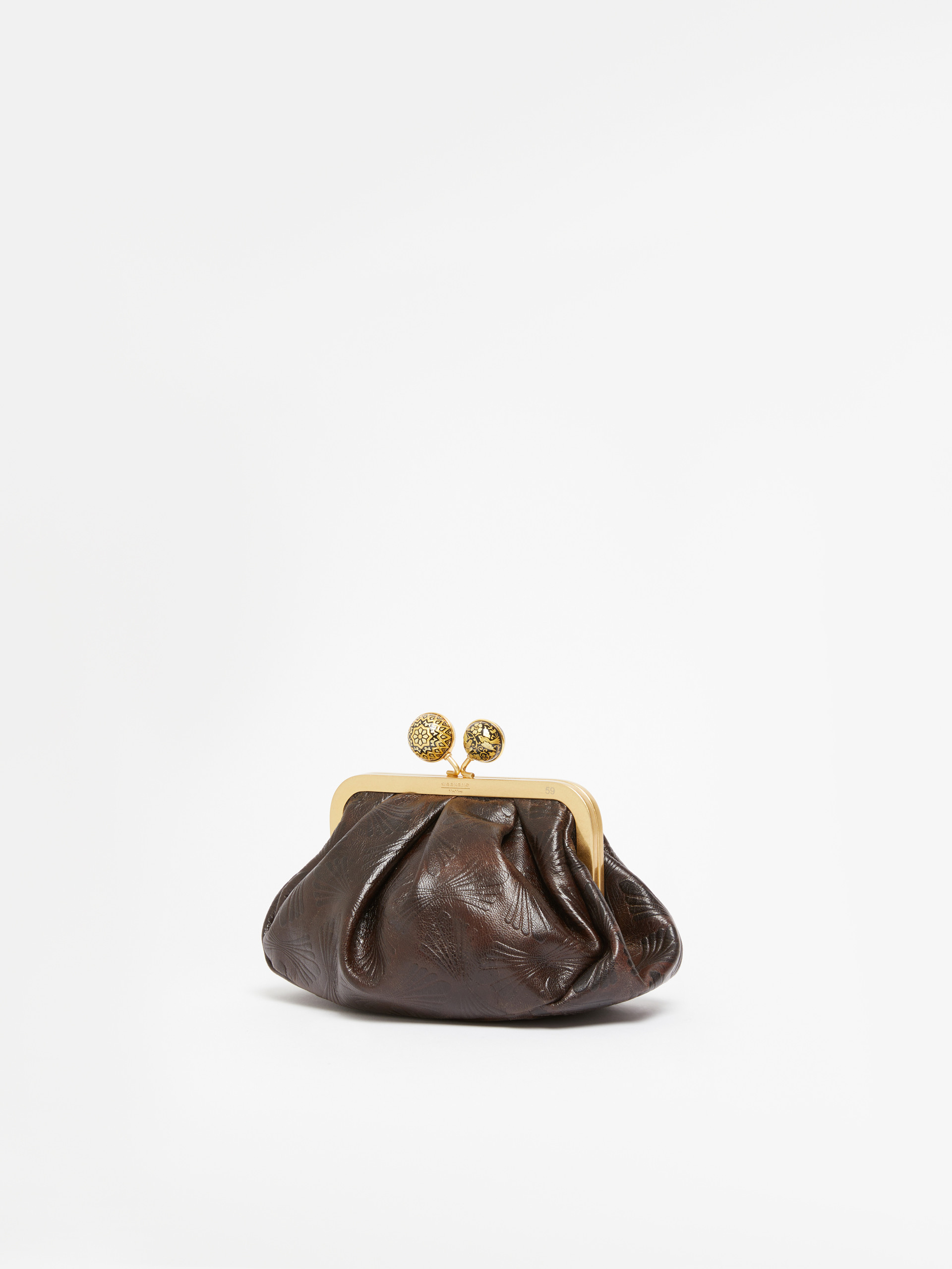 Small smooth leather Pasticcino Bag - DARK BROWN - Weekend Max Mara - 2