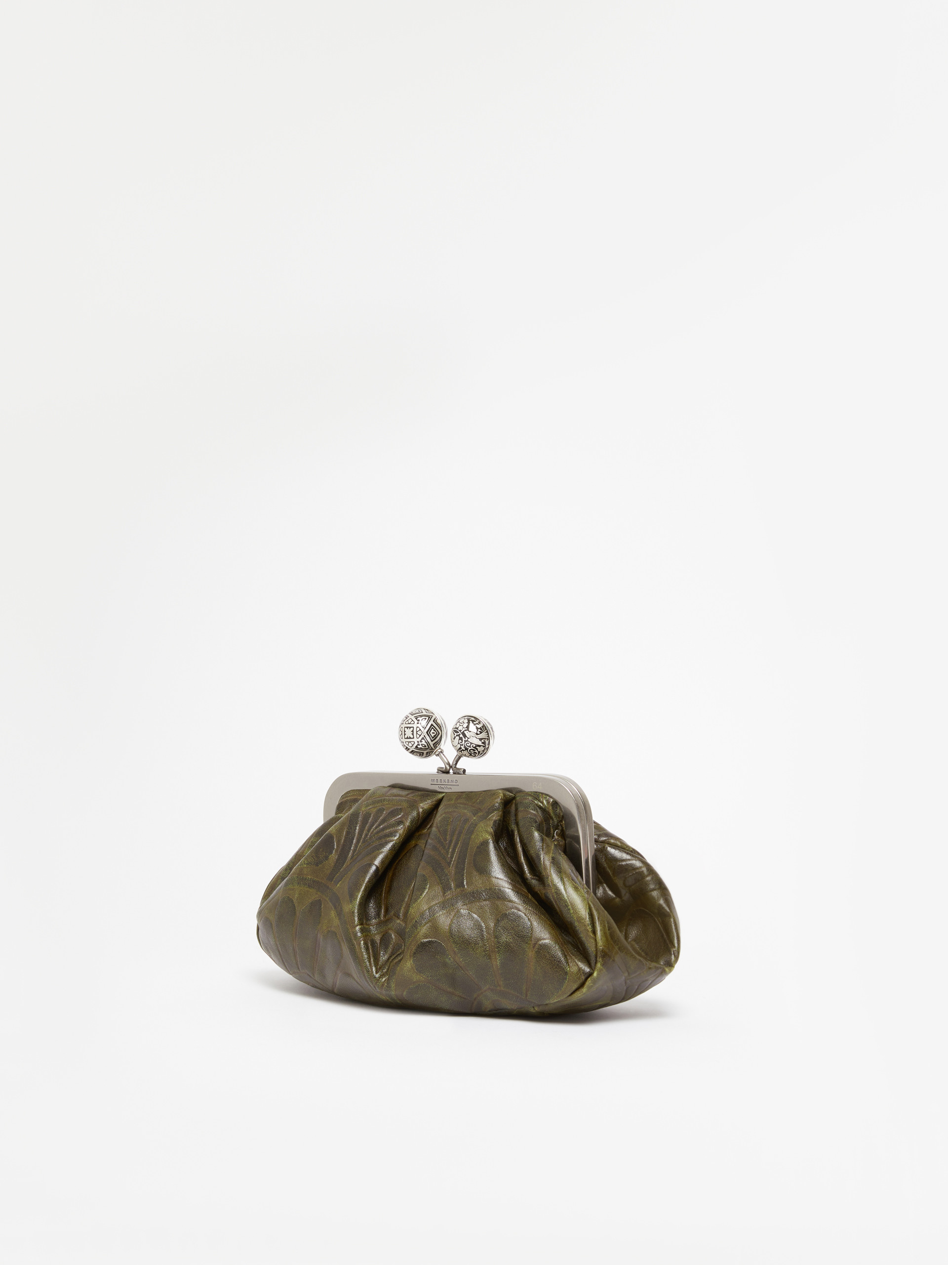 Small smooth leather Pasticcino Bag - DARK GREEN - Weekend Max Mara - 2