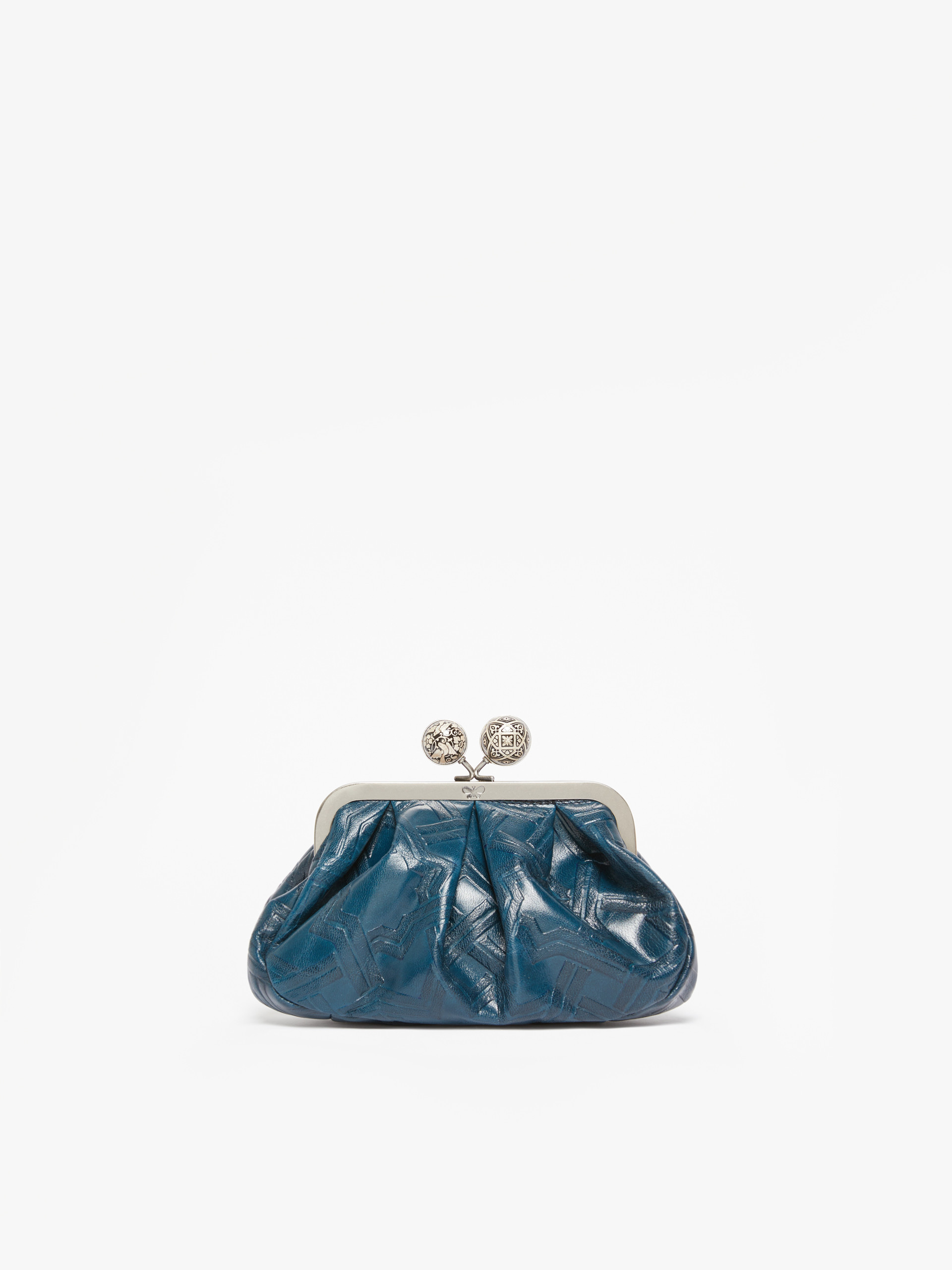 Small smooth leather Pasticcino Bag - ULTRAMARINE - Weekend Max Mara - 3