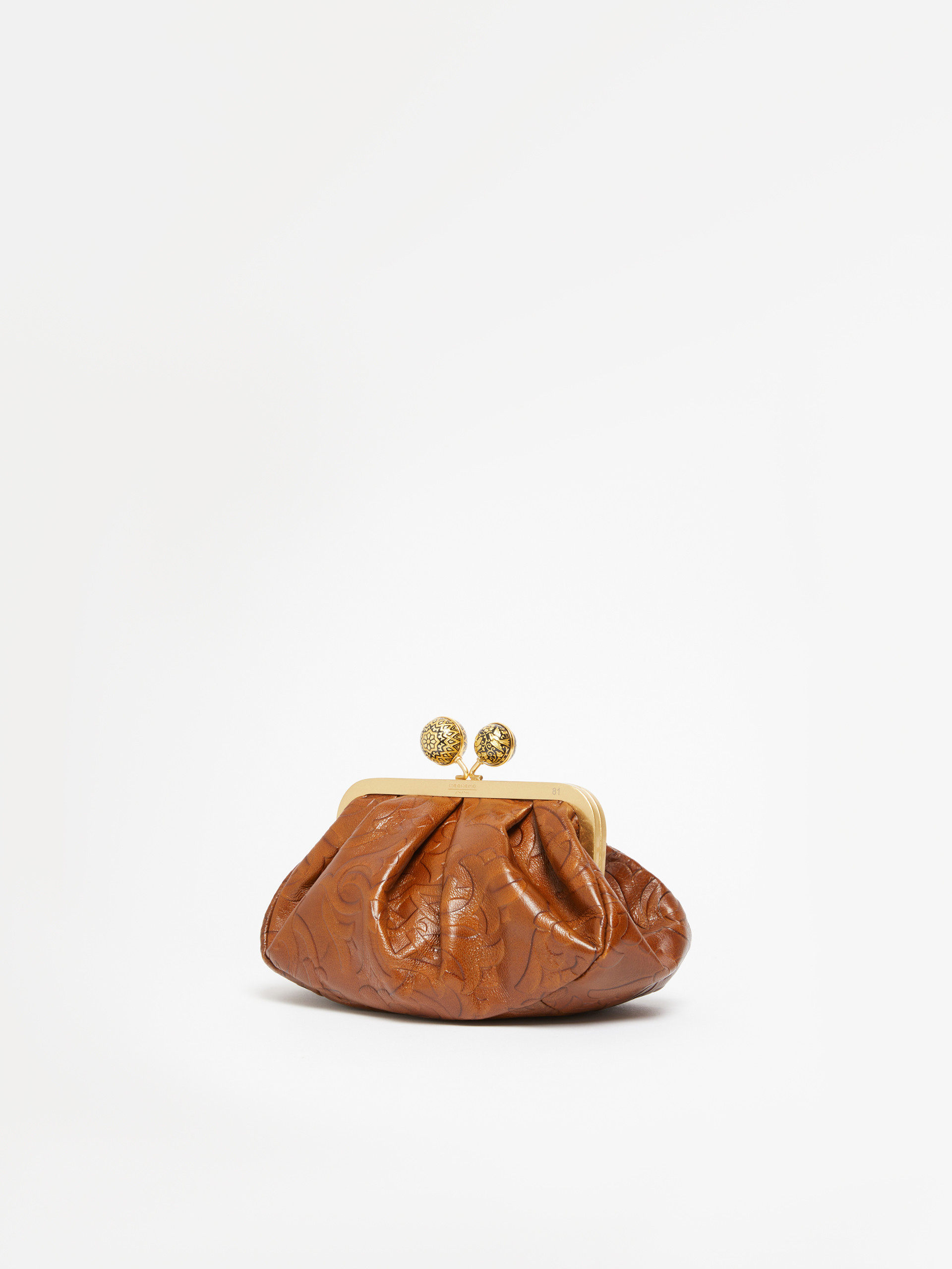 Small smooth leather Pasticcino Bag - TOBACCO - Weekend Max Mara - 2