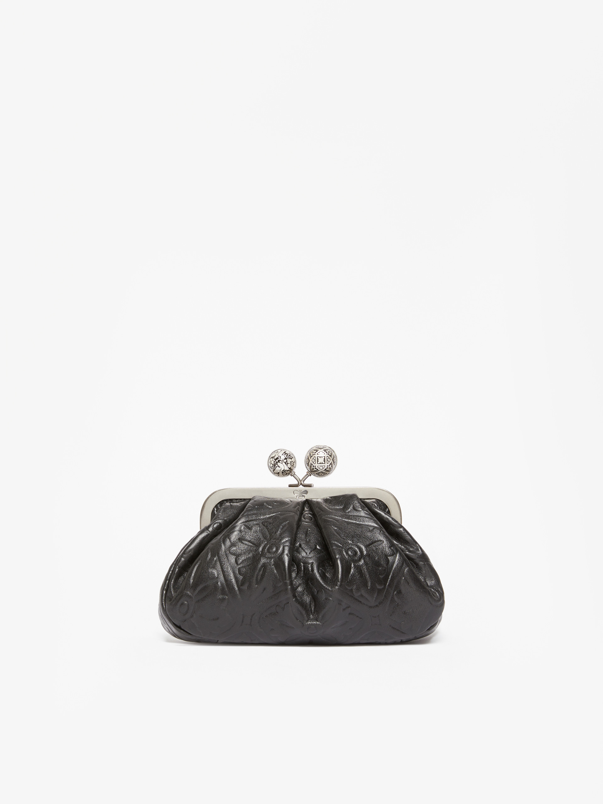 Small smooth leather Pasticcino Bag - BLACK - Weekend Max Mara - 3
