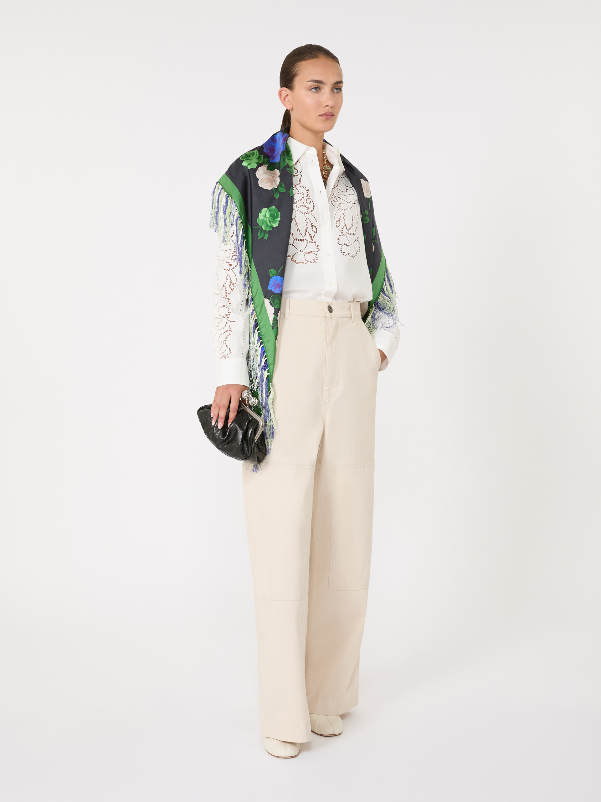 Small smooth leather Pasticcino Bag - BLACK - Weekend Max Mara - 7