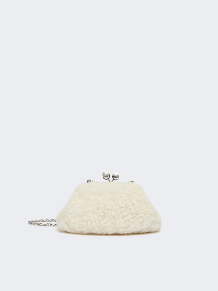 Small Pasticcino Bag with a soft texture - IVORY - Weekend