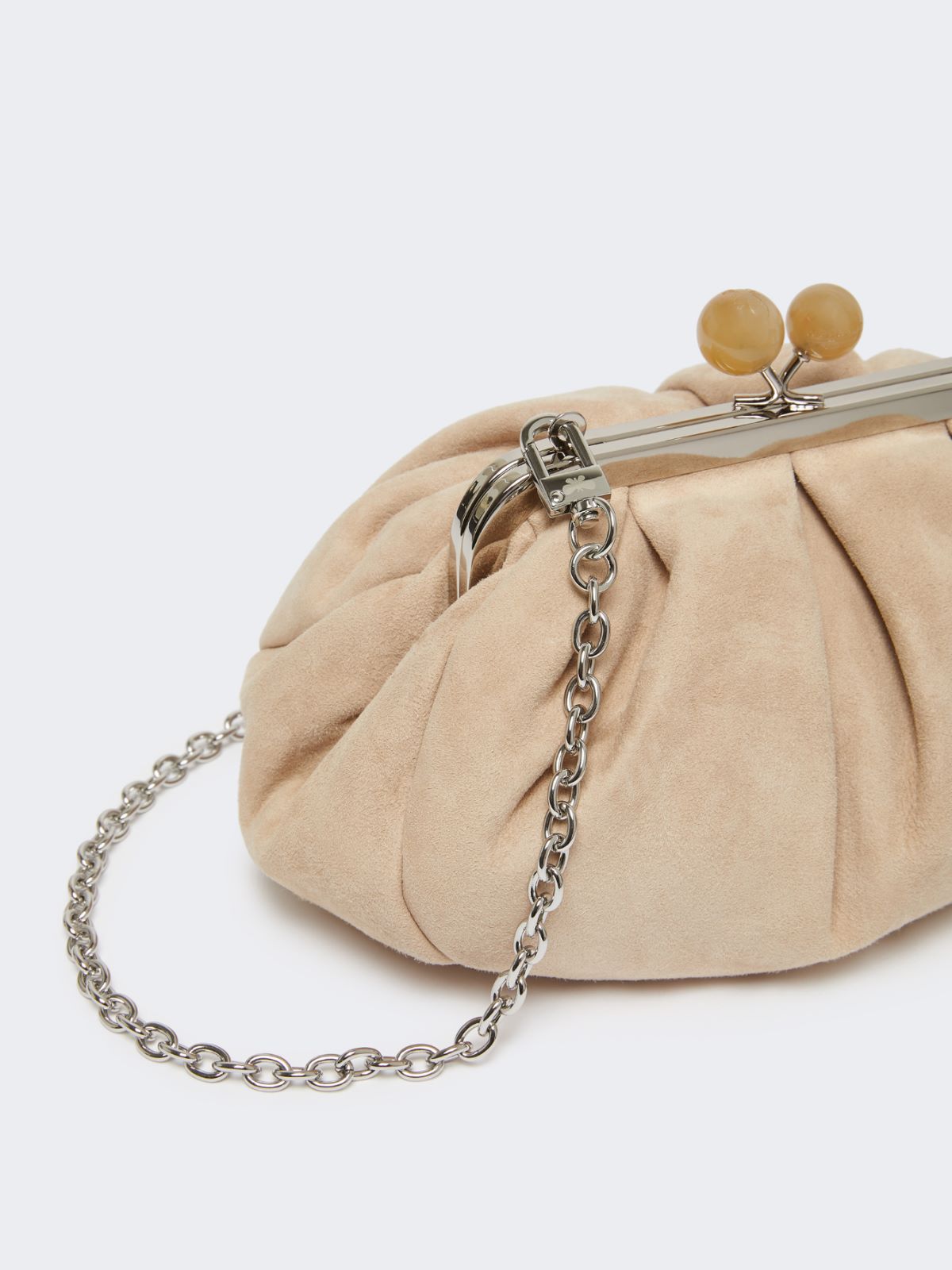 Small suede Pasticcino Bag - MUSTARD - Weekend - 4