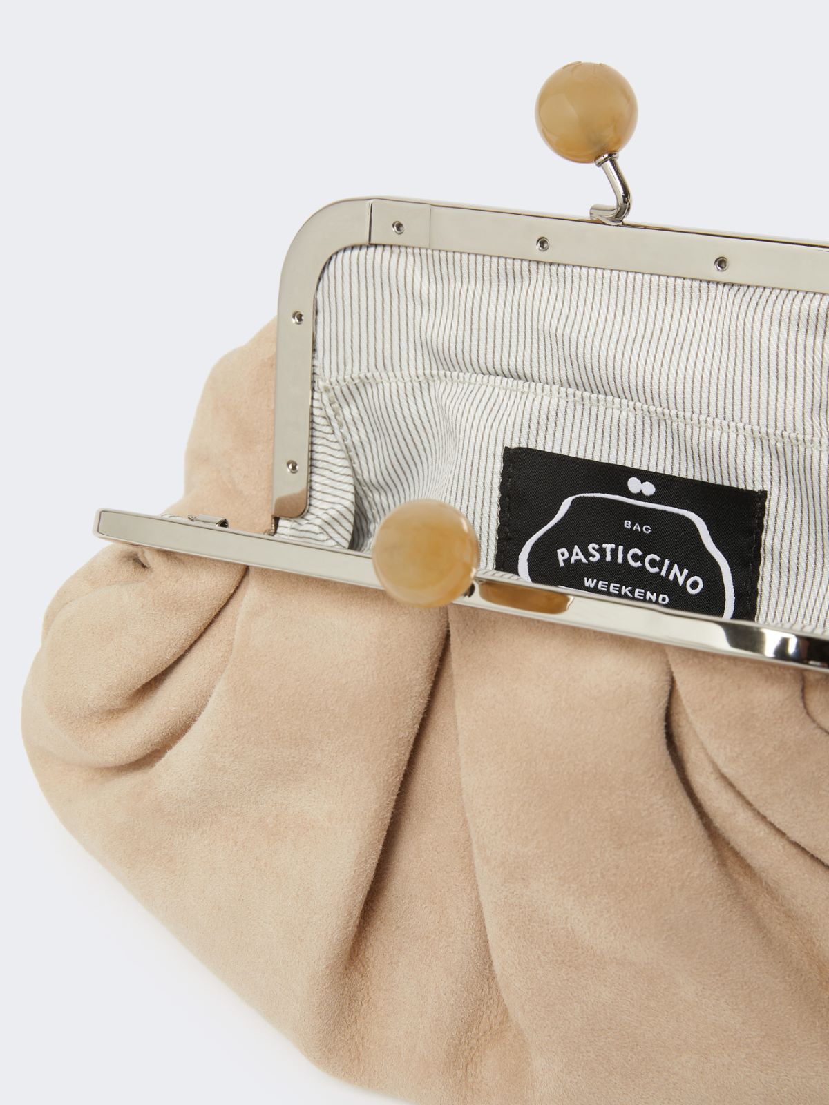Small suede Pasticcino Bag - MUSTARD - Weekend - 6