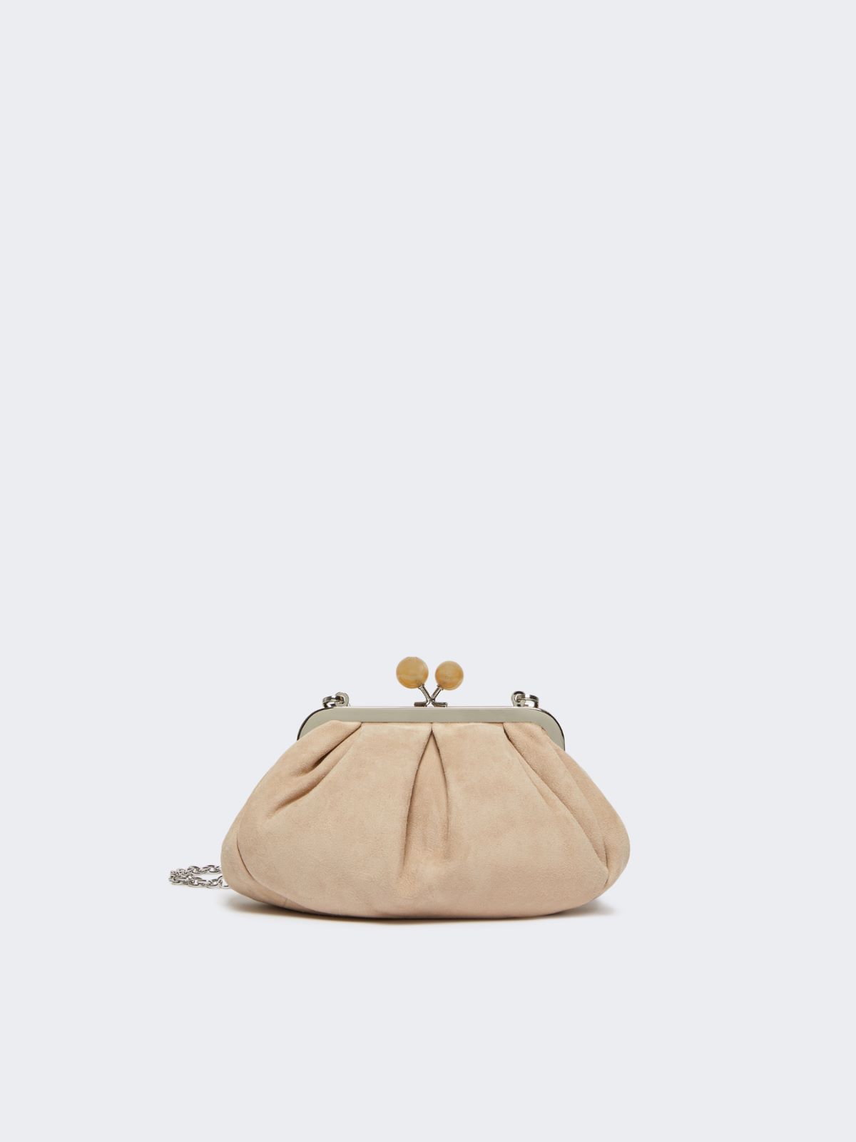 Small suede Pasticcino Bag - MUSTARD - Weekend