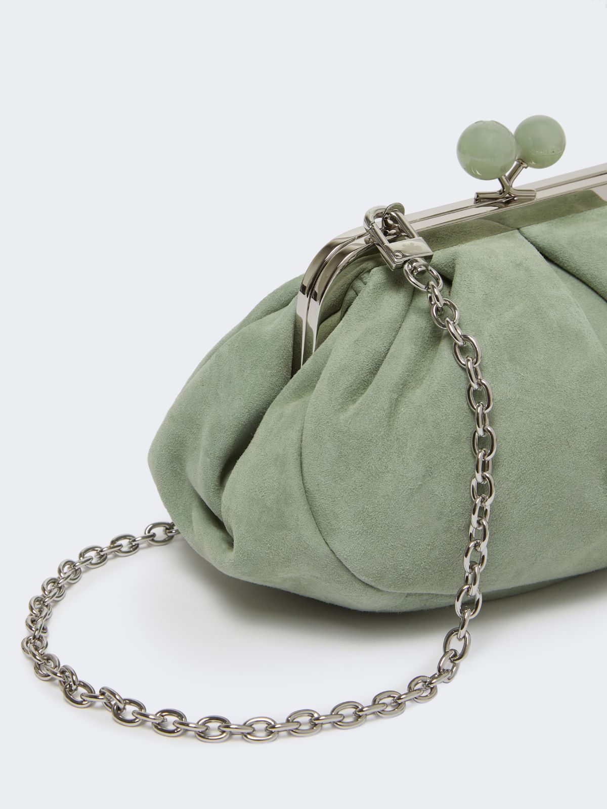 Small suede Pasticcino Bag - GREEN - Weekend - 4