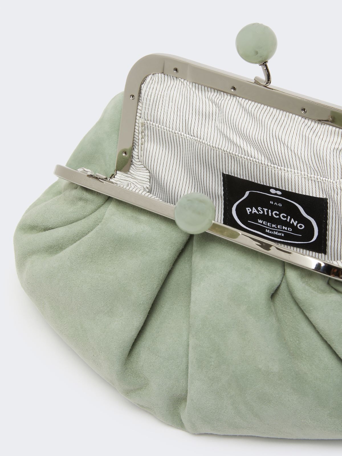Small suede Pasticcino Bag - GREEN - Weekend - 6