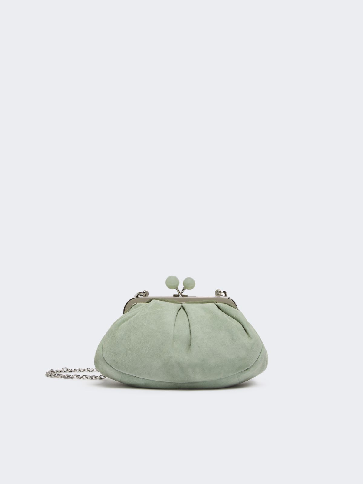 Small suede Pasticcino Bag - GREEN - Weekend
