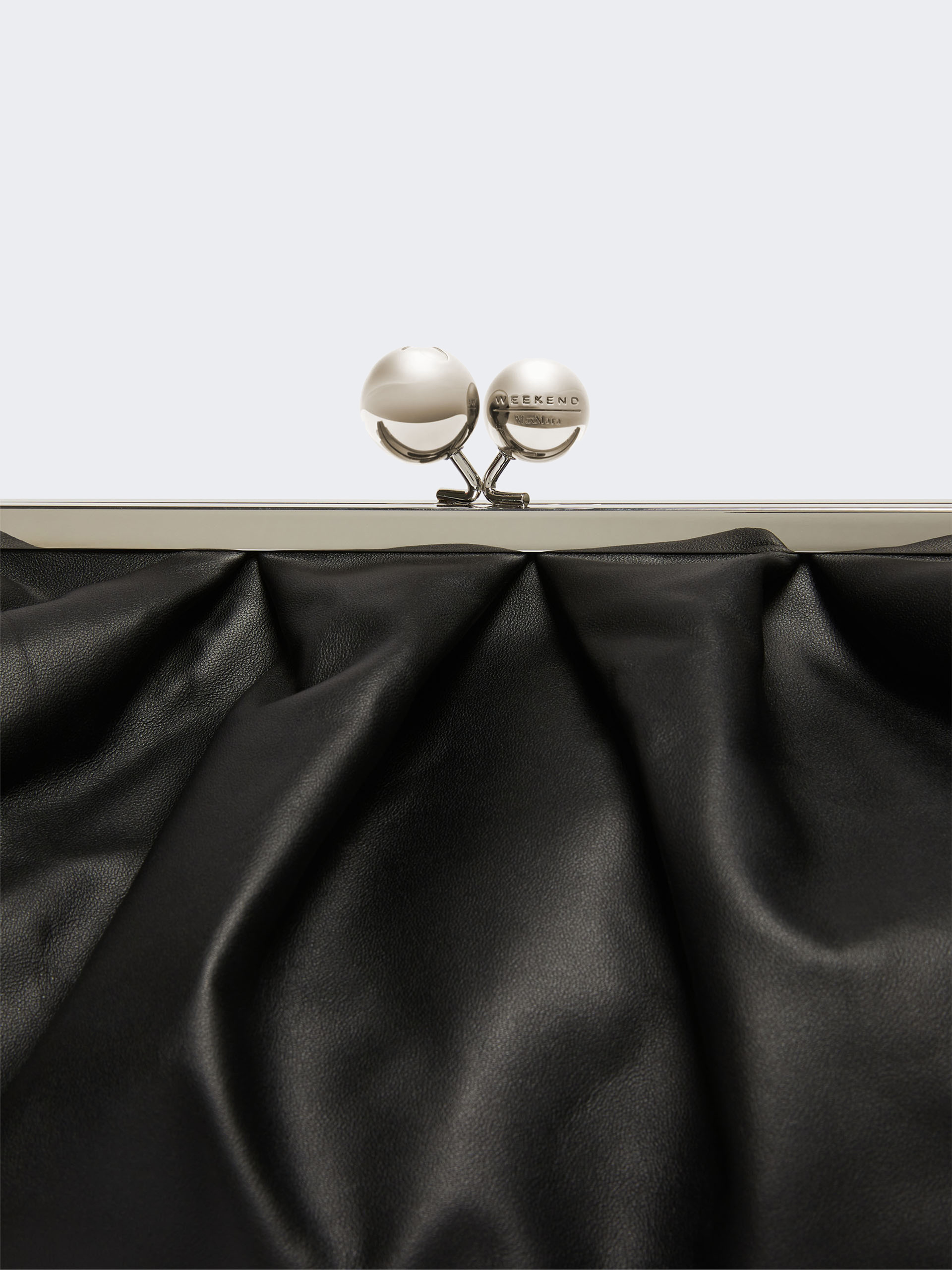 Large sheepskin Pasticcino Bag - BLACK - Weekend Max Mara - 5
