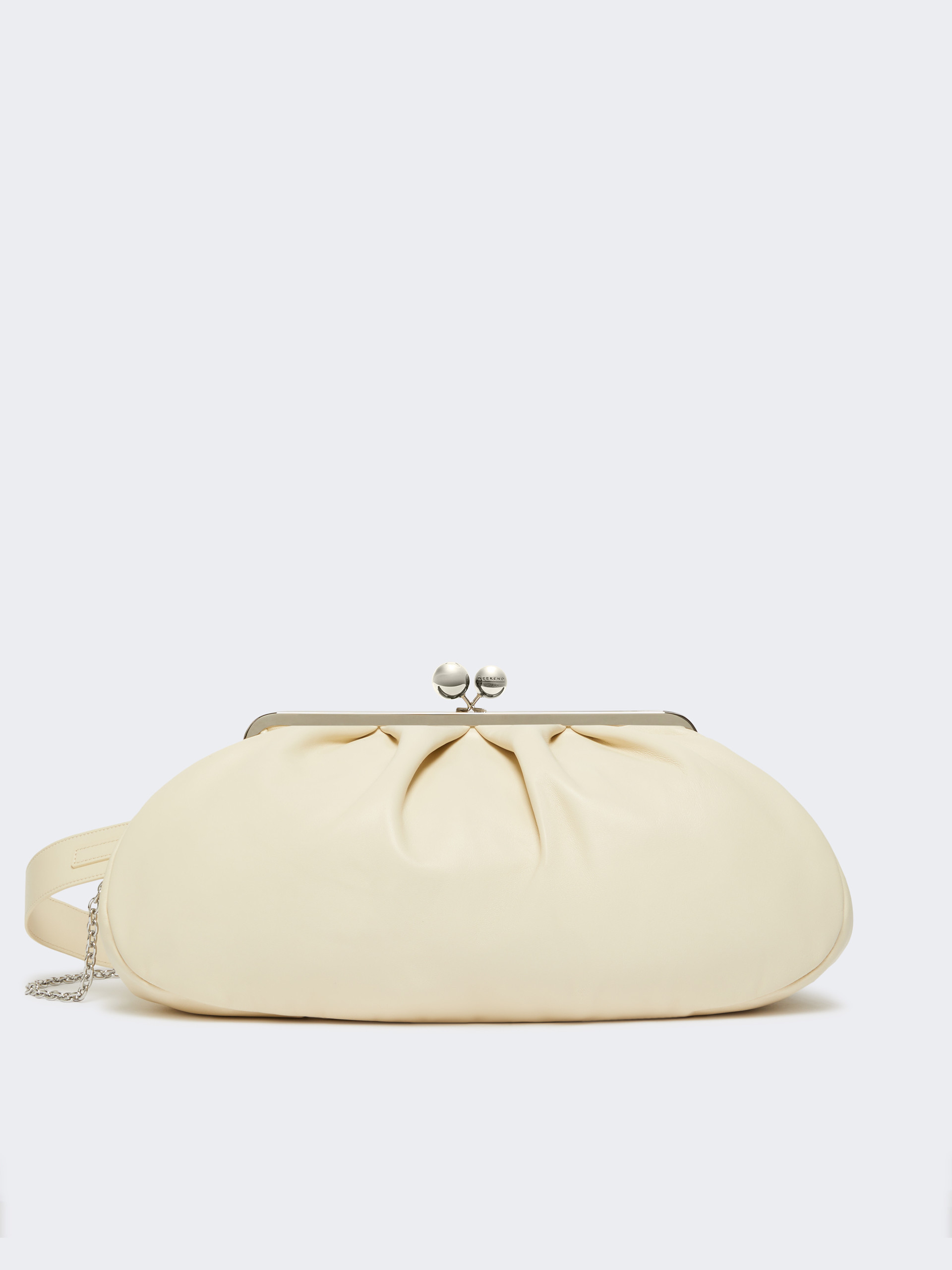 Large sheepskin Pasticcino Bag - IVORY - Weekend Max Mara