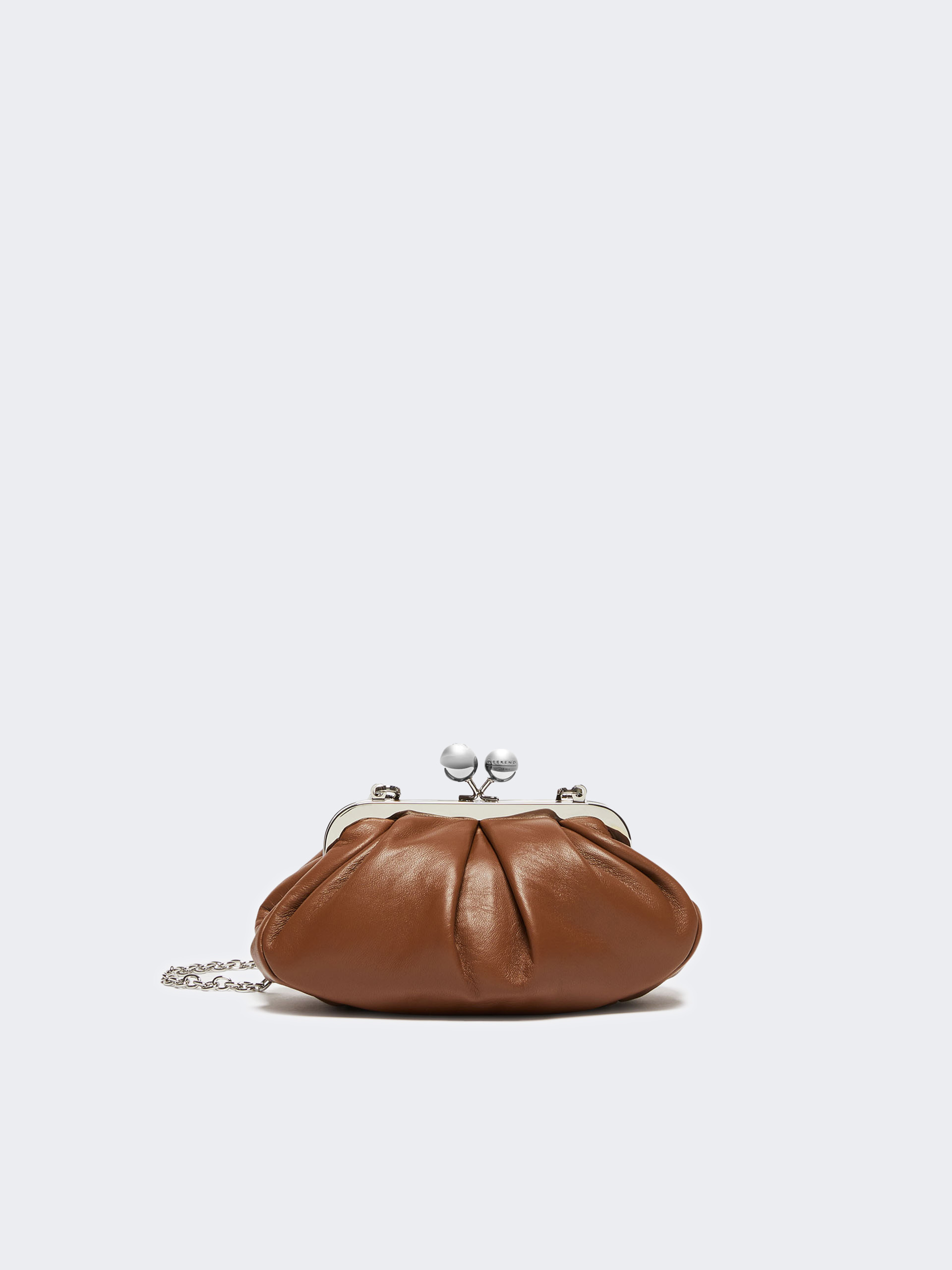 Small sheepskin Pasticcino Bag - TOBACCO - Weekend Max Mara
