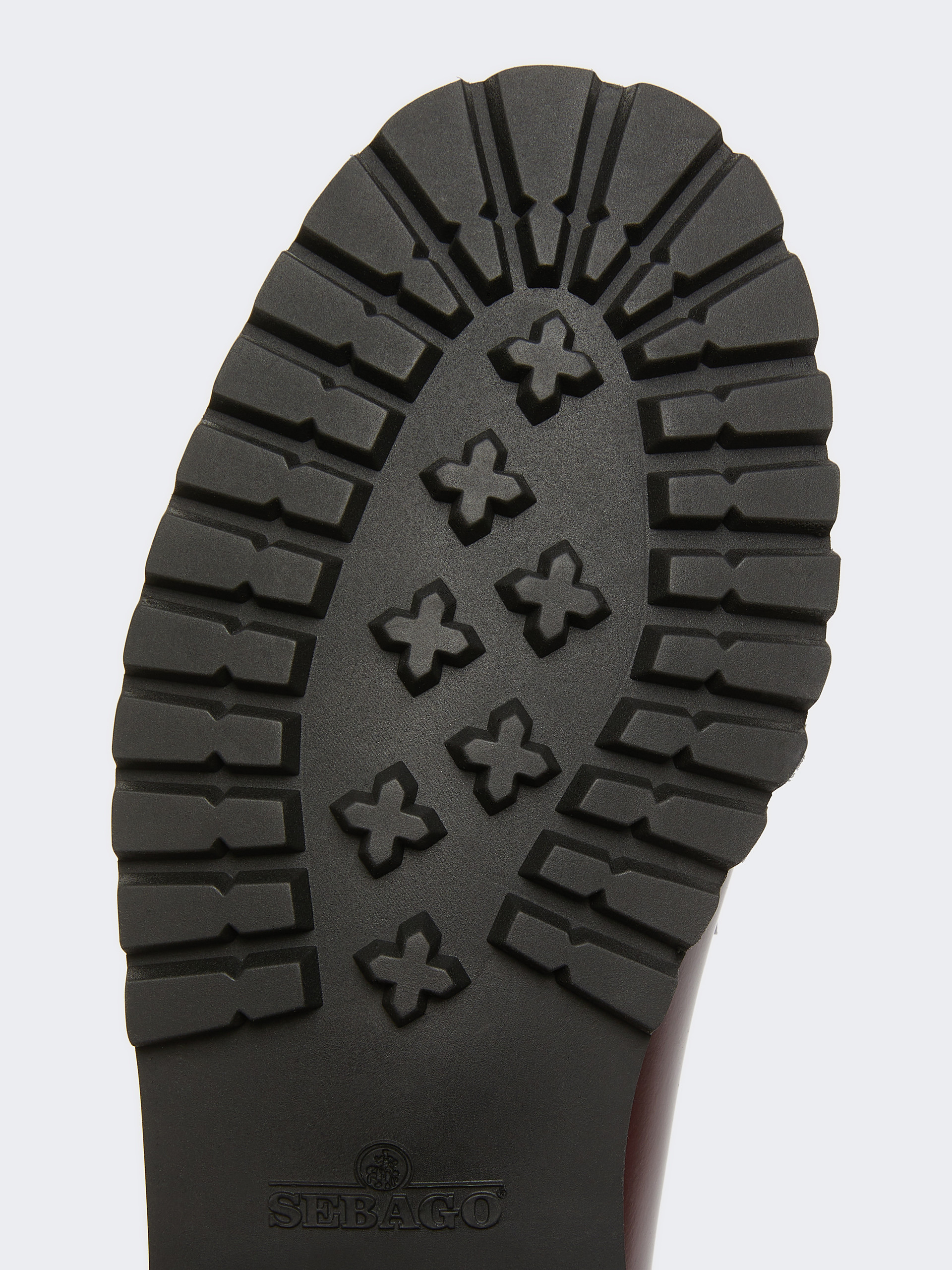 Leather loafers with micro studs - BORDEAUX - Weekend Max Mara - 6