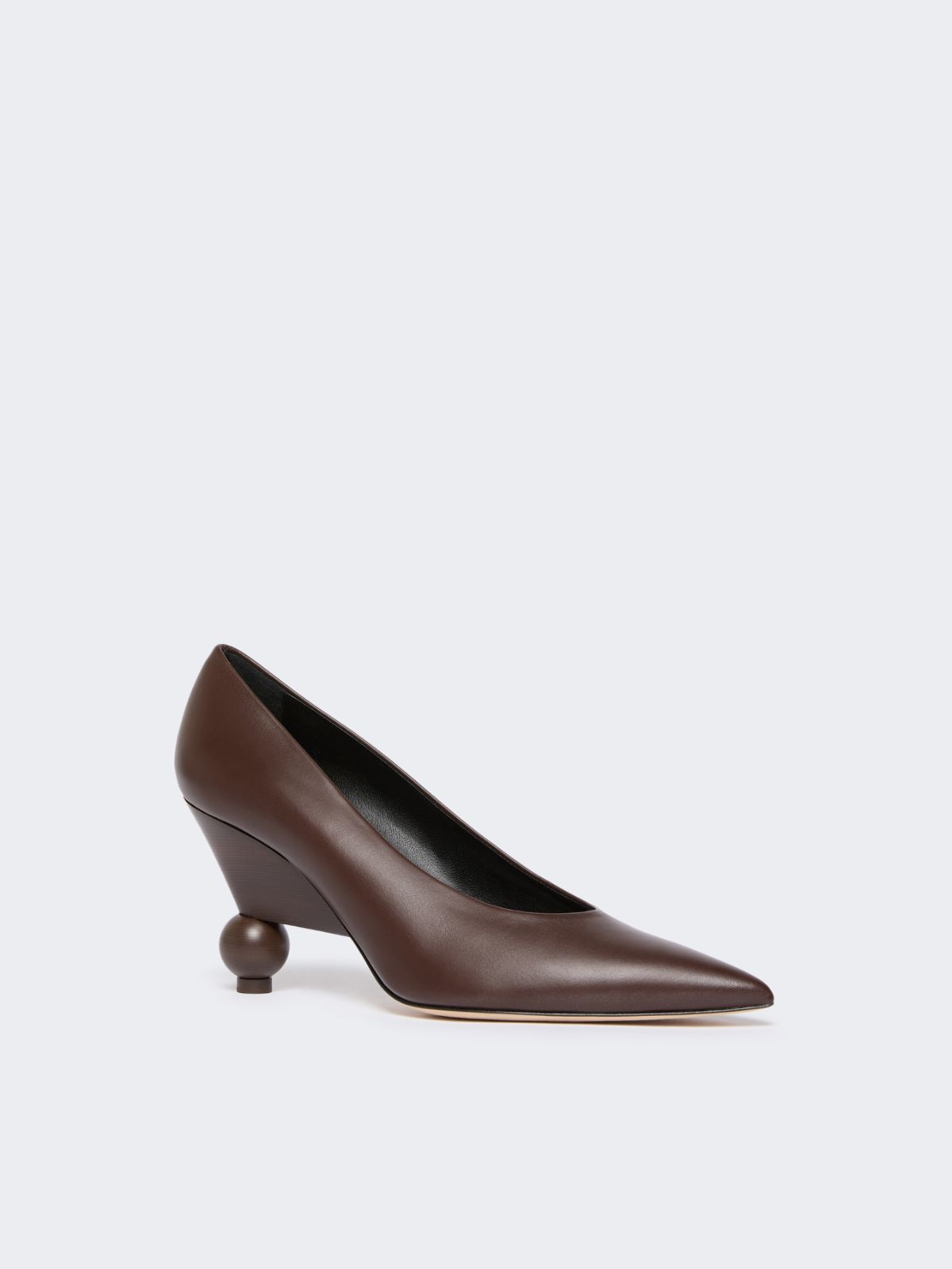 Patent leather court shoes - DARK BROWN - Weekend - 2