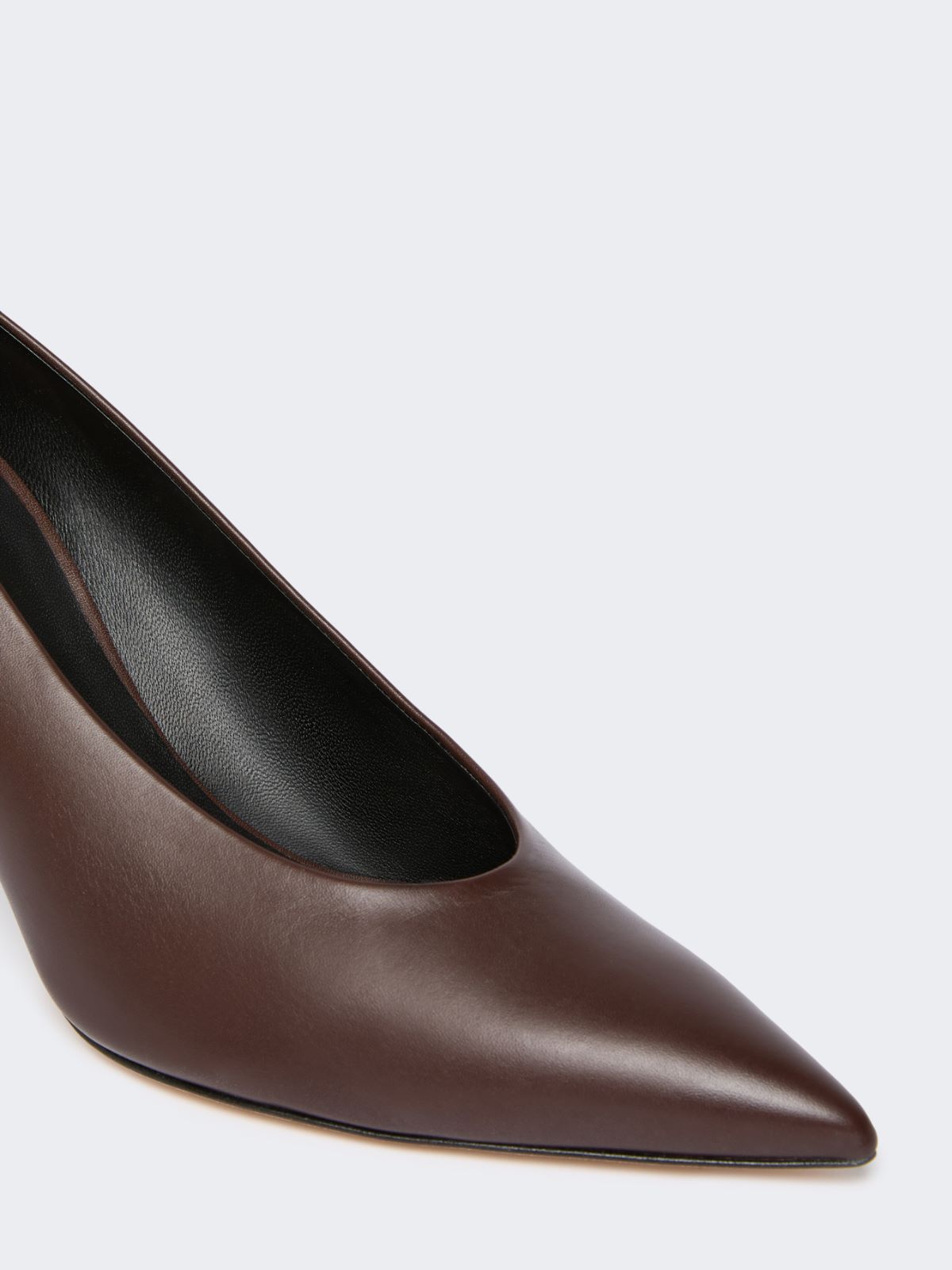 Patent leather court shoes - DARK BROWN - Weekend - 4