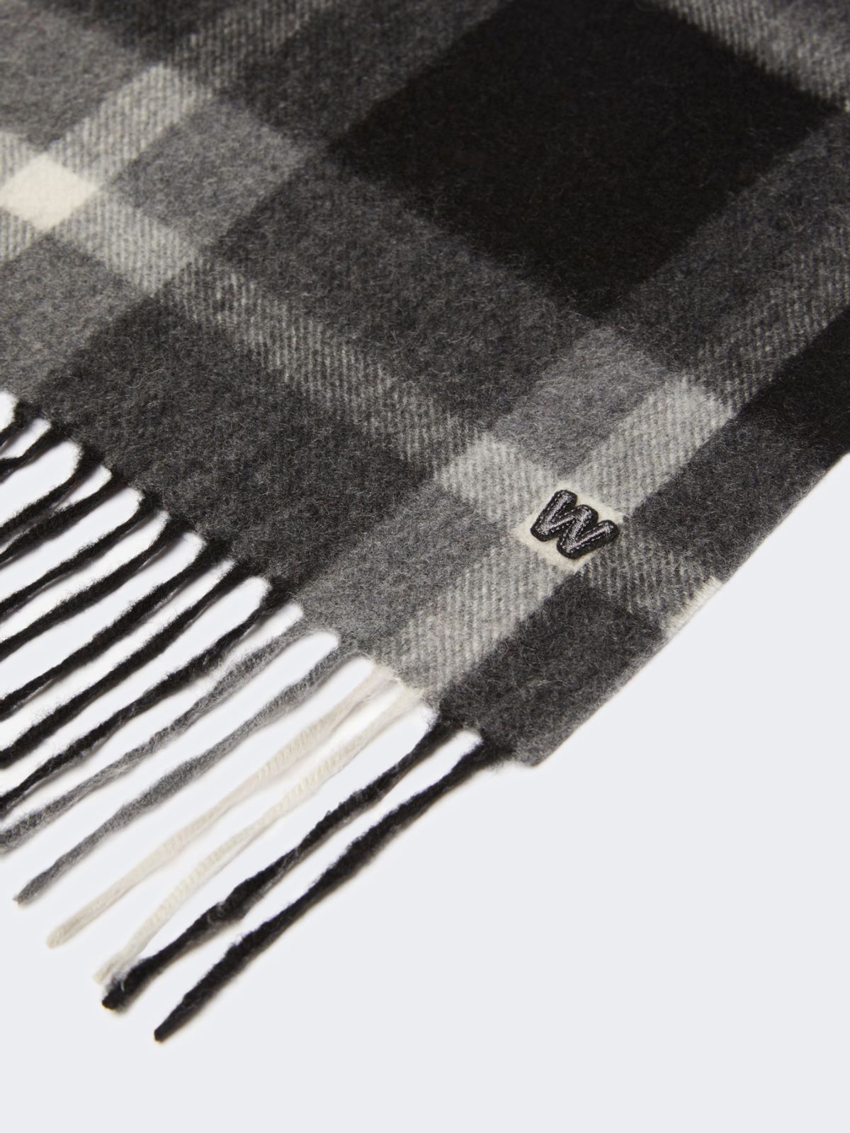 Jacquard cashmere scarf - BLACK - Weekend - 2