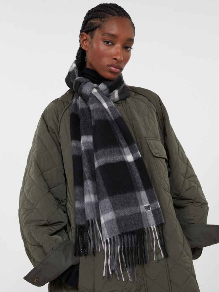 Jacquard cashmere scarf - BLACK - Weekend - 2