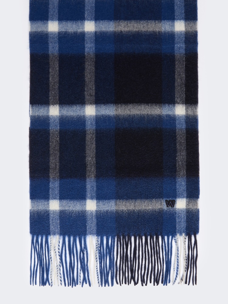 Jacquard cashmere scarf - ULTRAMARINE - Weekend - 2