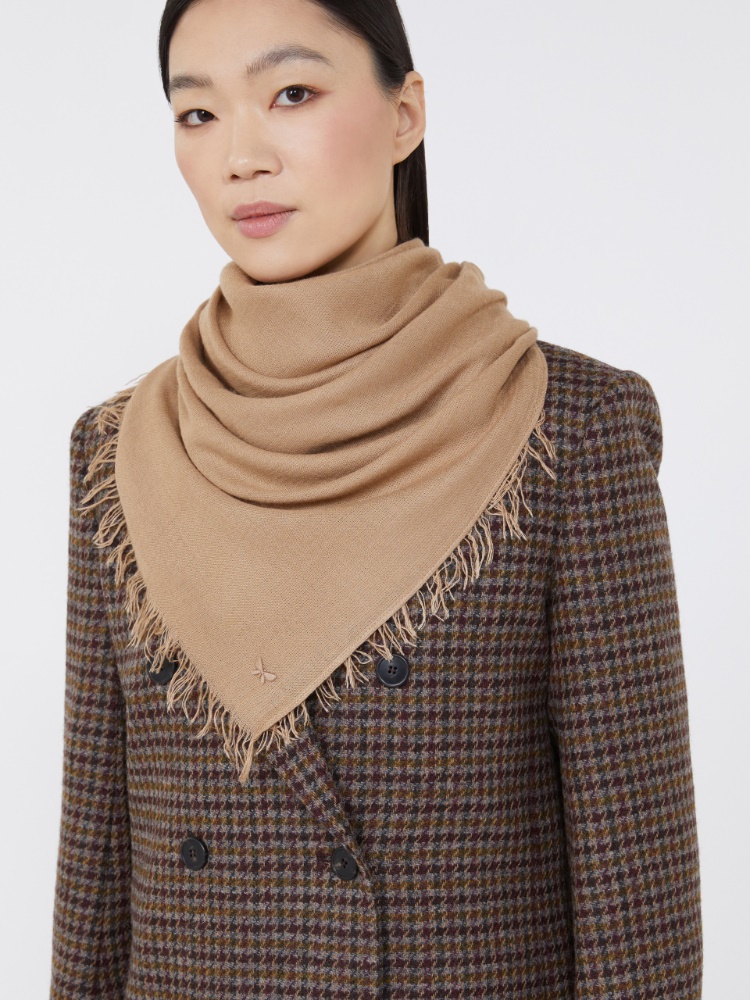 Viscose and cashmere shawl - CAMEL - Weekend - 2