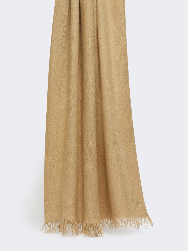 Viscose and cashmere shawl - CAMEL - Weekend