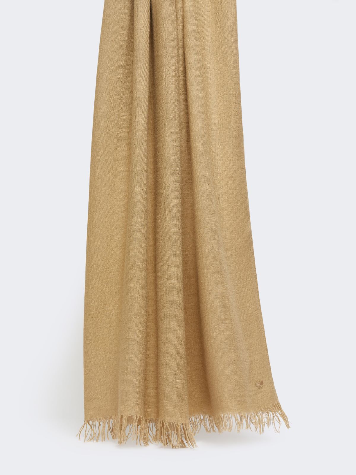 Viscose and cashmere shawl - CAMEL - Weekend