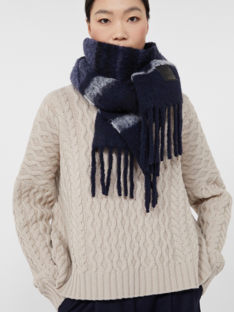 Alpaca-blend scarf - MIDNIGHTBLUE - Weekend - 2