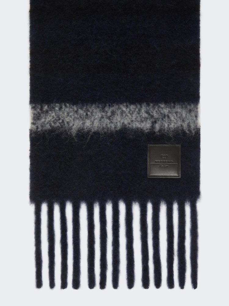 Alpaca-blend scarf - MIDNIGHTBLUE - Weekend