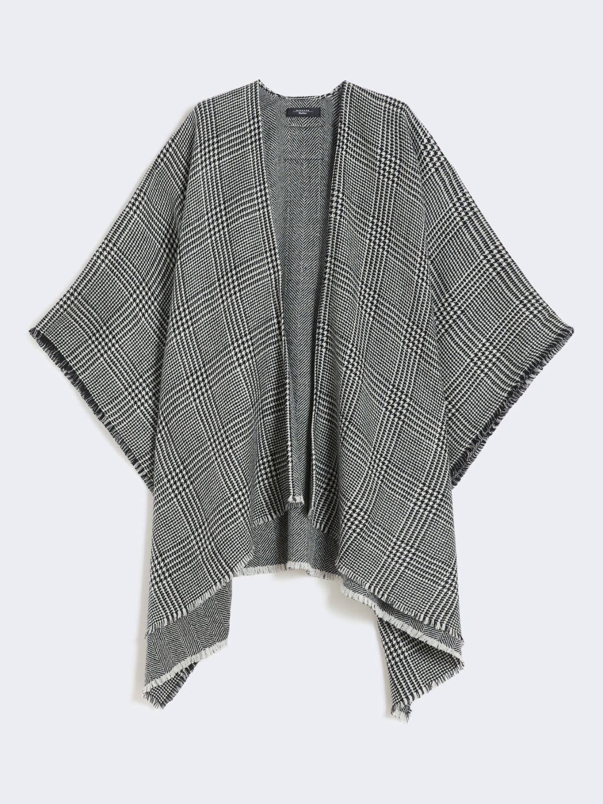 Double-face wool cape - BLACK - Weekend - 7