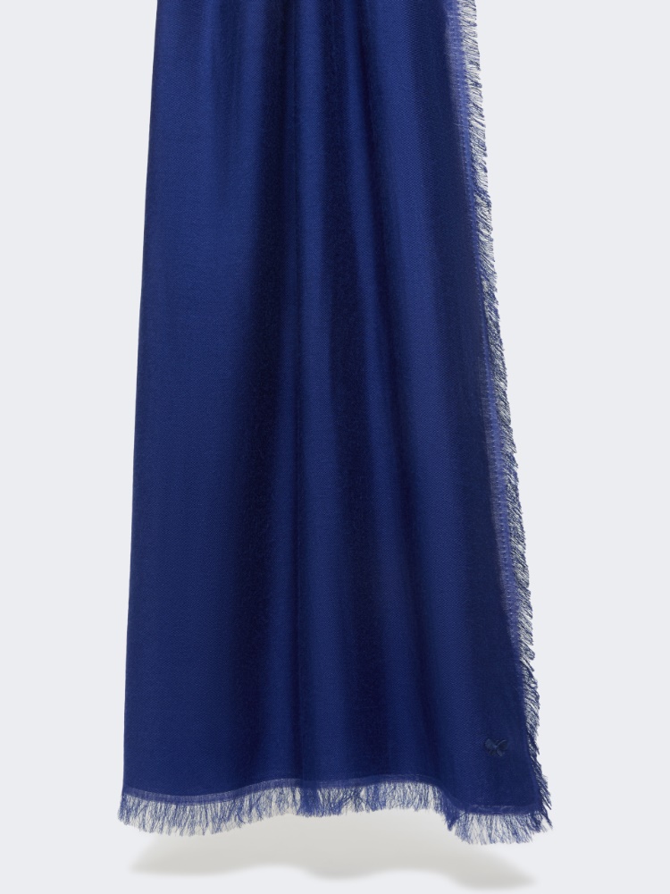 Viscose and modal stole - CORNFLOWER BLUE - Weekend Max Mara