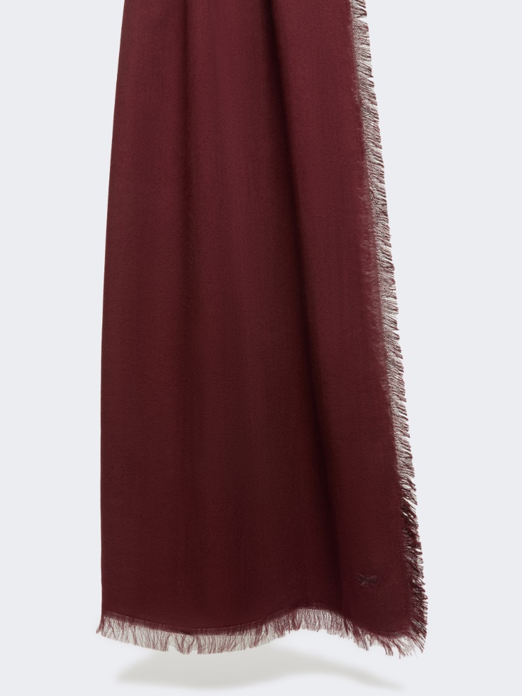 Viscose and modal stole - BORDEAUX - Weekend Max Mara - 2
