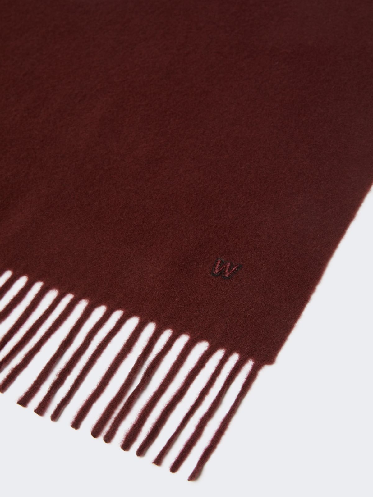 Wool stole - RED PURPLE - Weekend - 2
