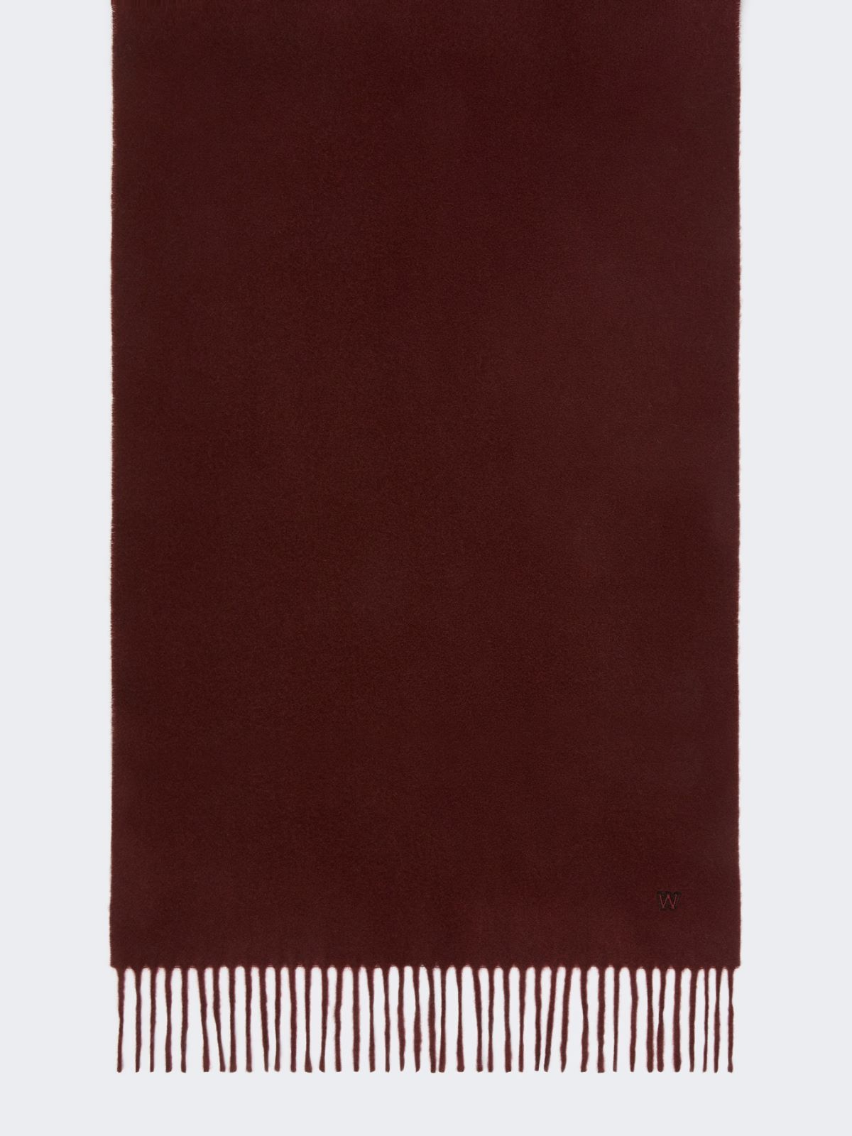 Wool stole - RED PURPLE - Weekend