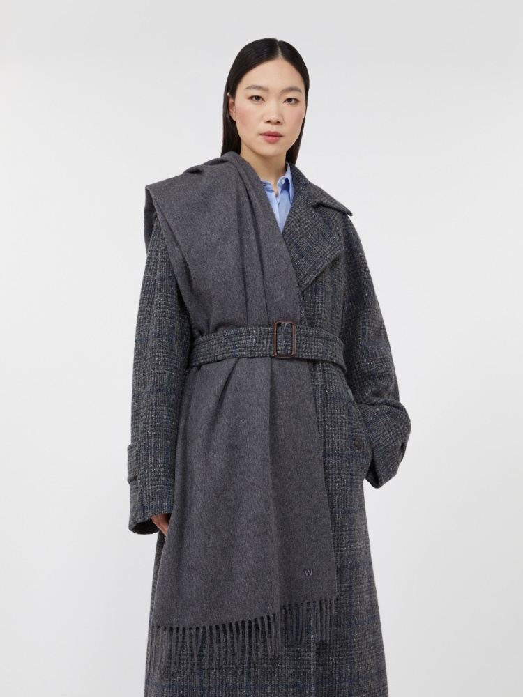 Wool stole - MEDIUM GREY - Weekend - 2