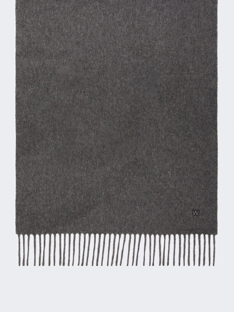 Wool stole - MEDIUM GREY - Weekend