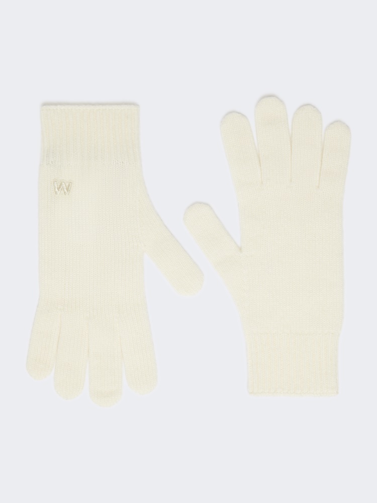 Cashmere gloves - OPTICAL WHITE - Weekend - 2