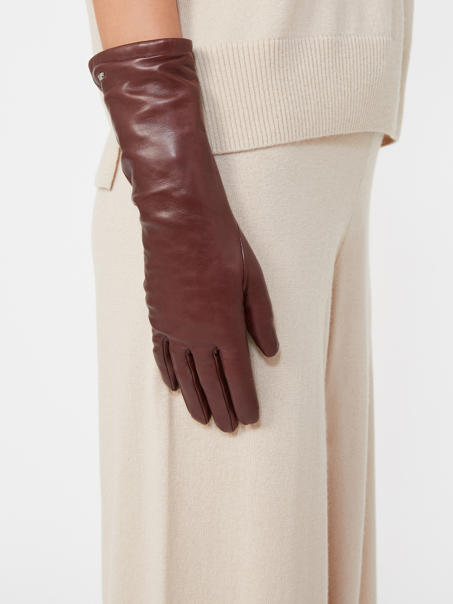 Medium-length nappa leather gloves - Weekend Max Mara - 3