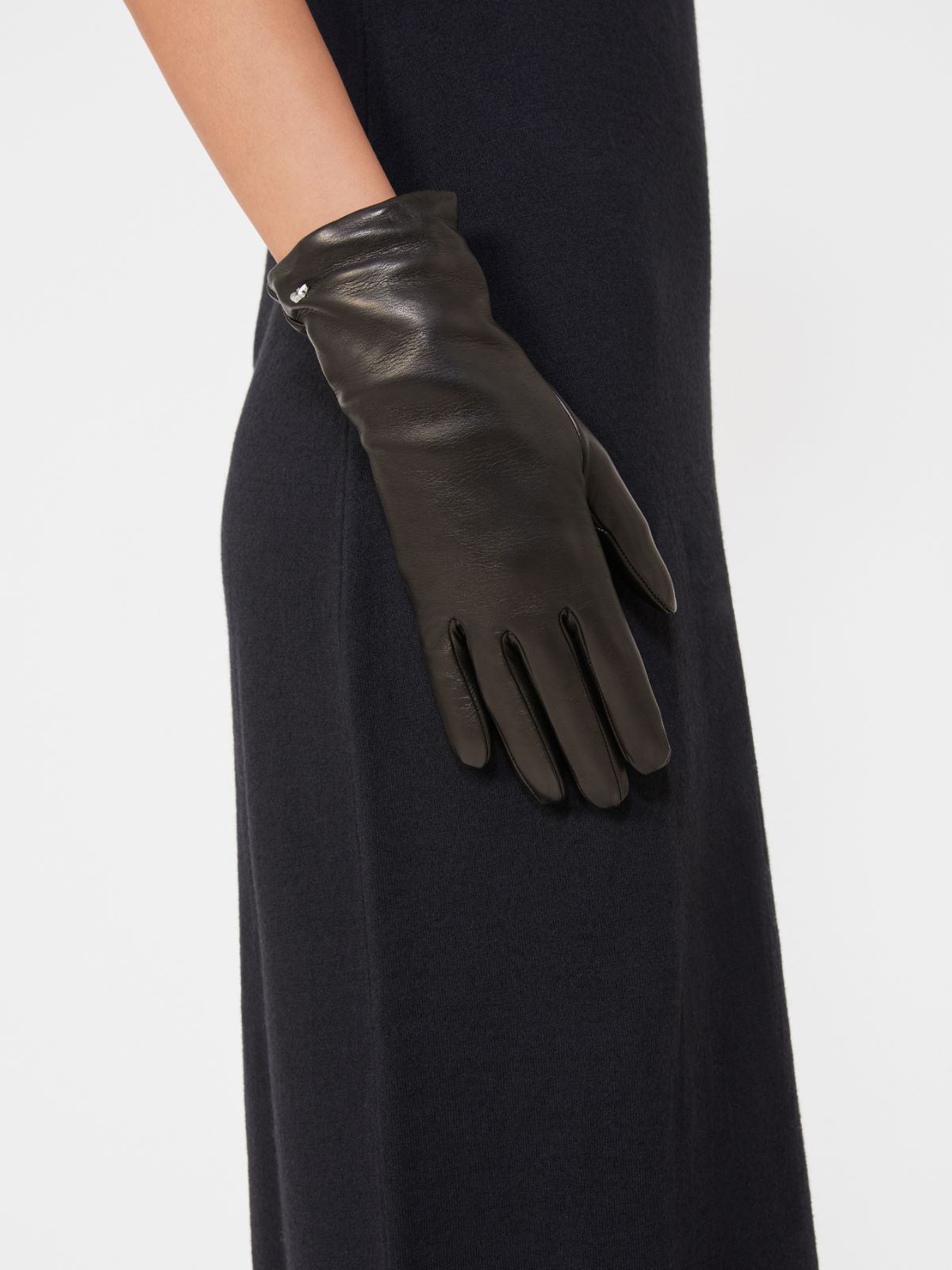 Nappa leather gloves - BLACK - Weekend - 4